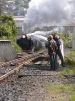 Climbing out of the Hillside Workshops