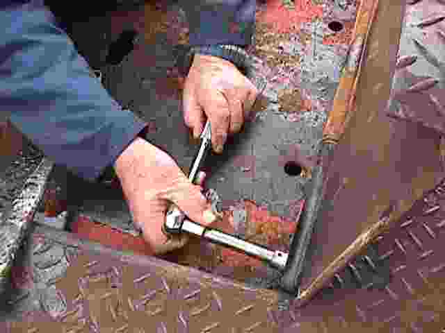 Gangway plate repairs