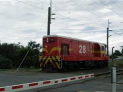 Da1401 going through Bunnythorpe