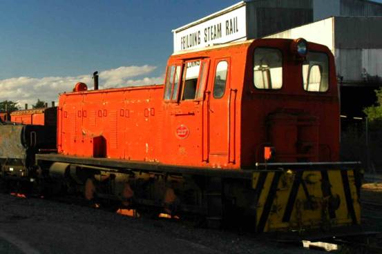 The Diesel Shunter in the Yard